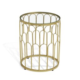 Habitat Elba Side Table - Gold