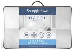 Snuggledown Hotel Collection Back & Neck Support Pillow