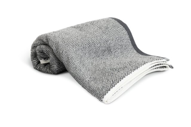 Habitat Marl Bath Sheet - Black