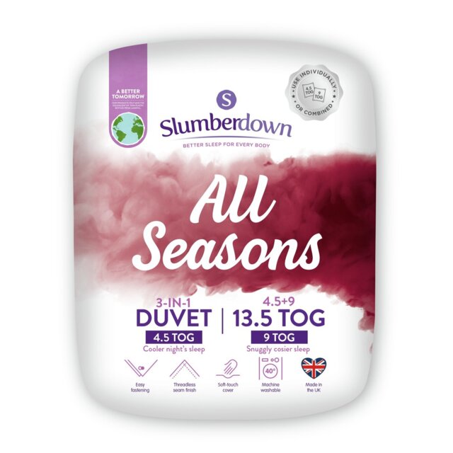 Slumberdown All Seasons 13.5 Tog Duvet - Double