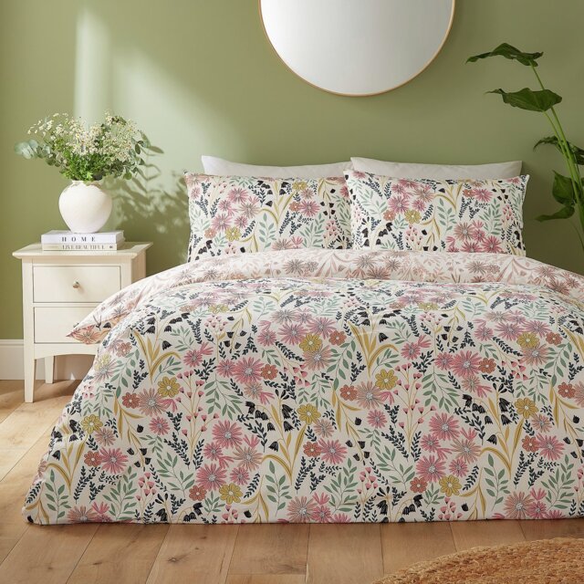 Silentnight Ditsy Floral Pink Bedding Set - Superking