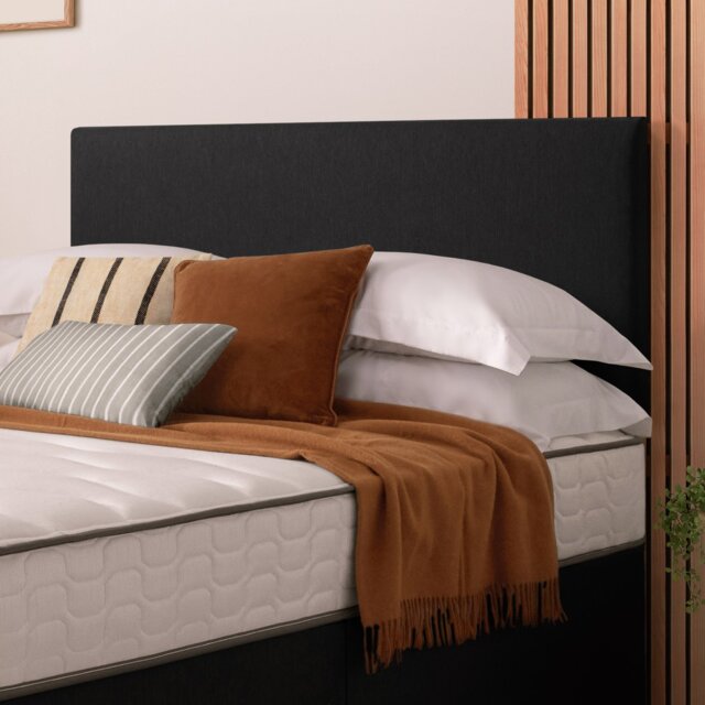 Silentnight Milan Double Headboard - Charcoal