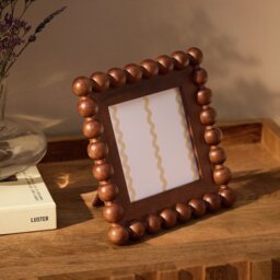 """Habitat Brown Bobble Wooden Picture Frame - 5x5"""""""