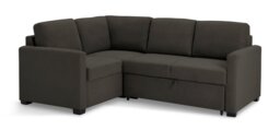 Habitat Reagan Fabric Left Hand Corner Sofa Bed - Charcoal