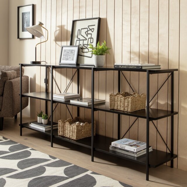 Habitat Huckley Industrial Shelving Unit - Black