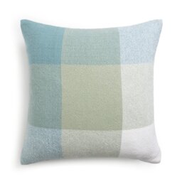Habitat Gingham Check Cushion - Sage Green - 43x43cm