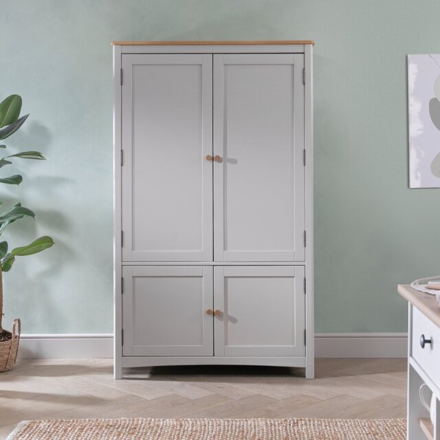 Habitat Bournemouth 4 Door Kitchen Larder - Beige