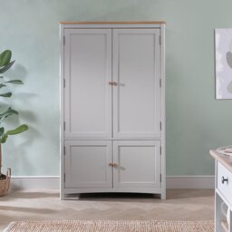 Habitat Bournemouth 4 Door Kitchen Larder - Beige