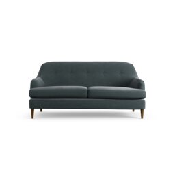 Habitat Frome Fabric 2 Seater Sofa - Charcoal - Dark Leg