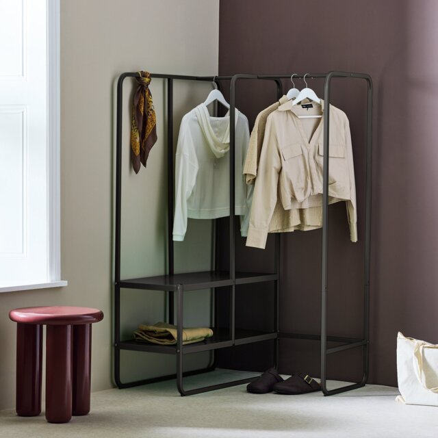 Habitat Lorelei Rail Corner - Black