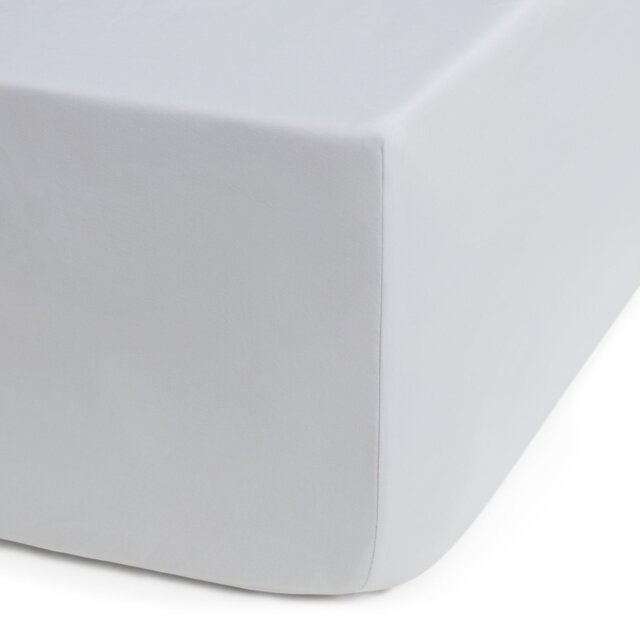 Habitat Egyptian Cotton 400TC White Fitted Sheet - Double