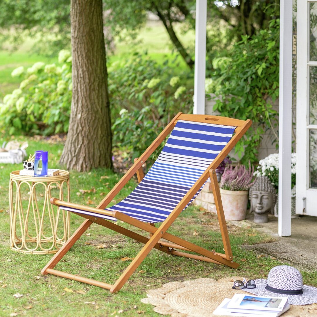 Chair Lounger Vintage Deck Chairs Habitat Folding Wooden Garden Deck Chair  Blue By Habitat