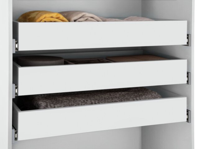 Habitat Munich Double White Internal Drawer - 3 Pack