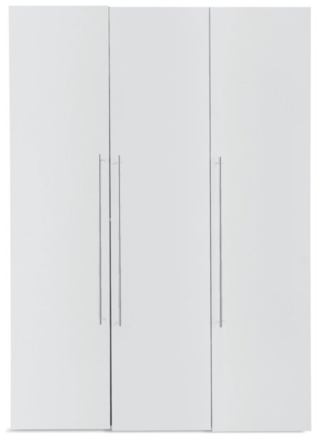 Habitat Atlas 3 Door Tall Wardrobe - White