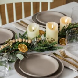 Habitat Pack of 3 LED Candle Christmas Decorations
