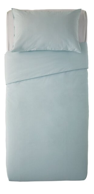 Habitat Cotton Rich 180 TC Plain Duck Egg Bedding Set-Single
