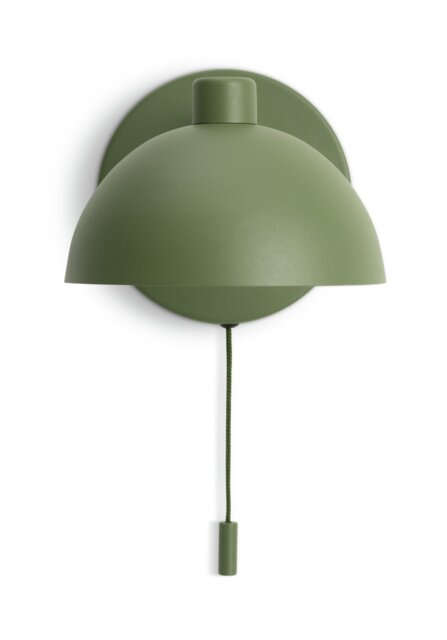 Habitat Mushroom Steel Wall Light - Green