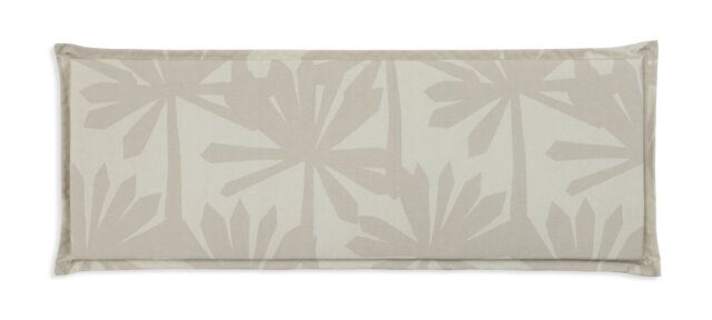 Habitat Palm Leaf Garden Bench Cushion - Grey