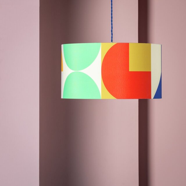 Habitat 60 Geometric Easy Fit Lampshade - 45cm