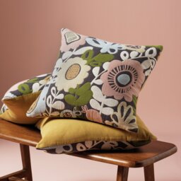 Habitat x Scion Kukkia Woven Cushion - 50x50cm