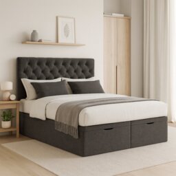 Millbrook Chester Kingsize End Lift Ottoman Bed - Charcoal
