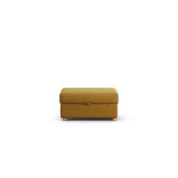 Habitat Holmfirth Fabric Footstool - Gold