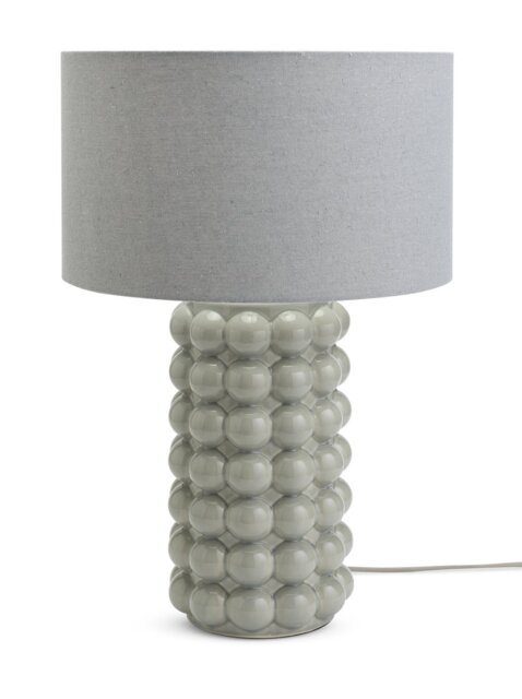Habitat Bobble 61cm Ceramic Table Lamp - Grey