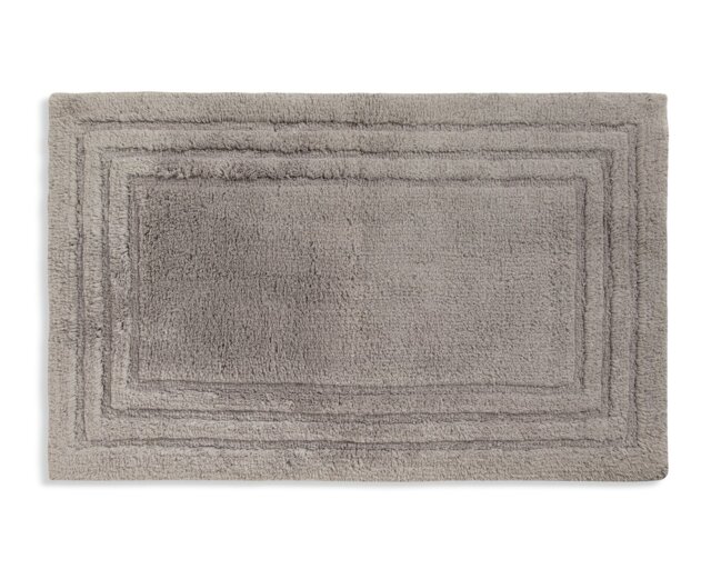Habitat Deep Pile Bath Mat - Silver