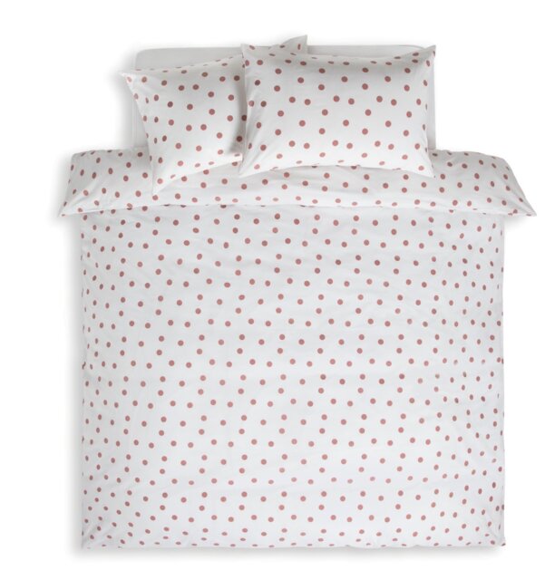 Habitat Pink Spot Bedding Set - Single