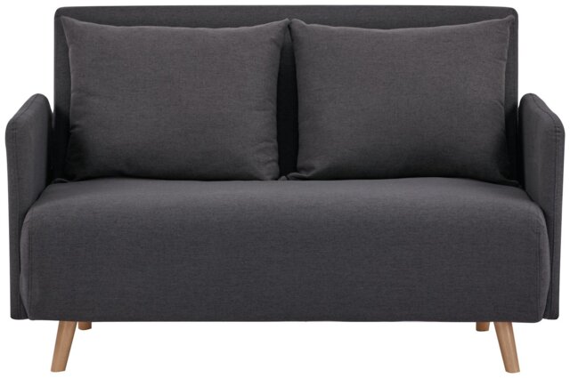 Habitat Alex Fabric Small Double Sofa Bed - Charcoal