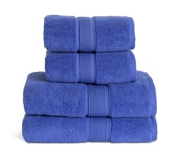 Habitat Supersoft 4 Piece Towel Bale - Cobalt