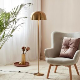 Nordlux Cera Metal Statement Floor Lamp - Brass