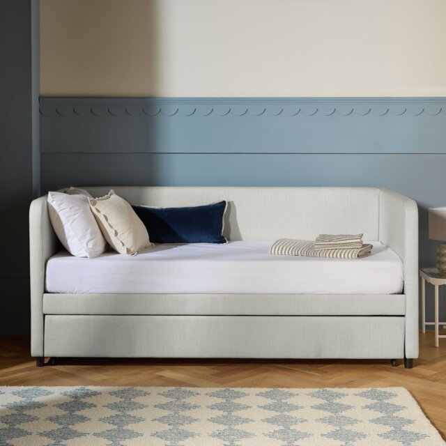 Habitat Chadwell Single Trundle Bed with 2 Mattress - Grey