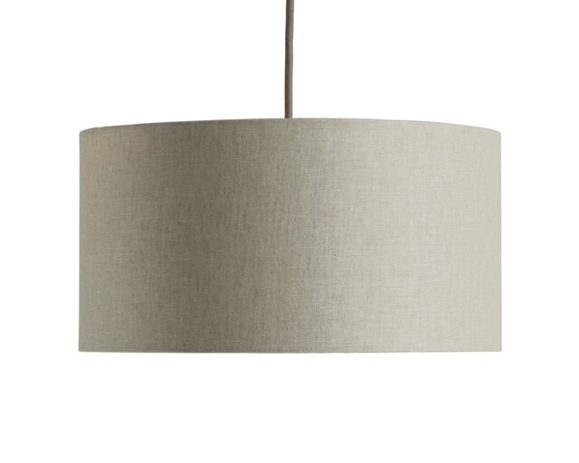 Habitat Oatmeal Linen Easy Fit Lampshade - 35cm