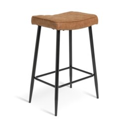 Habitat Kysen Faux Leather Counter Bar Stool - Tan