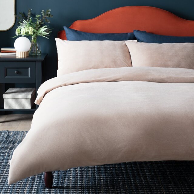 Habitat Slinky Fleece Champagne Bedding Set - King size