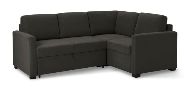 Habitat Reagan Fabric Right Hand Corner Sofa Bed - Charcoal