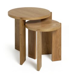 Habitat Xylo Nest of 2 Tables - Natural
