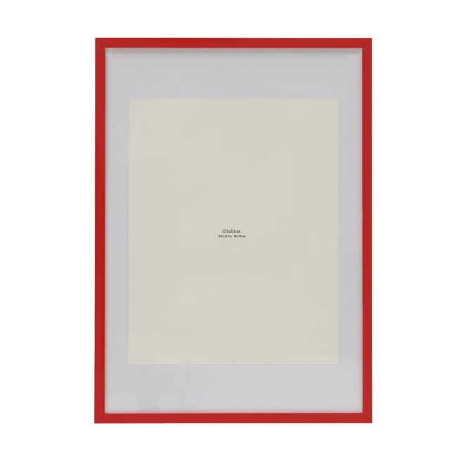 Habitat Red Picture Frame - 50X70cm