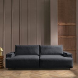 Habitat Julien Fabric 4 Seater Sofa Bed - Charcoal