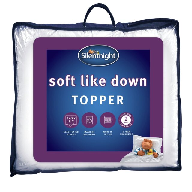 Silentnight Soft Like 2.5cm Mattress Topper -Kingsize
