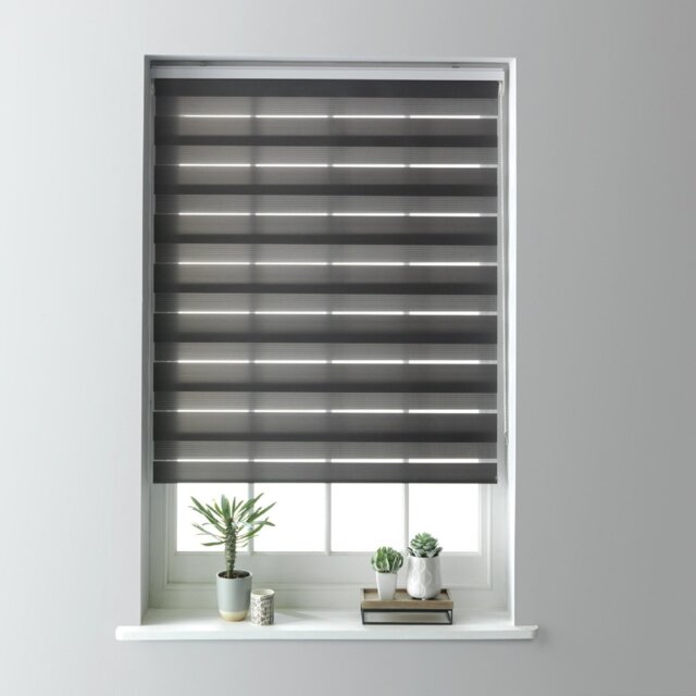 Habitat Day and Night Grey Roller Blind - 180cm