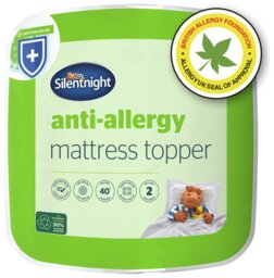 Silentnight Anti-Allergy Mattress Topper 2.5cm -Small Double
