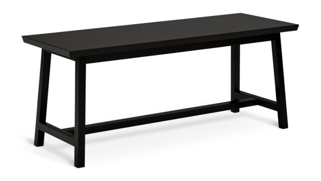 Habitat Kyoto Solid Wood Dining Bench - Black
