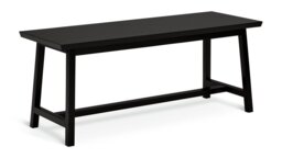 Habitat Kyoto Solid Wood Dining Bench - Black