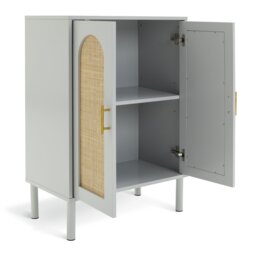 Habitat Monica 2 Door Shoe Storage Cabinet - Grey