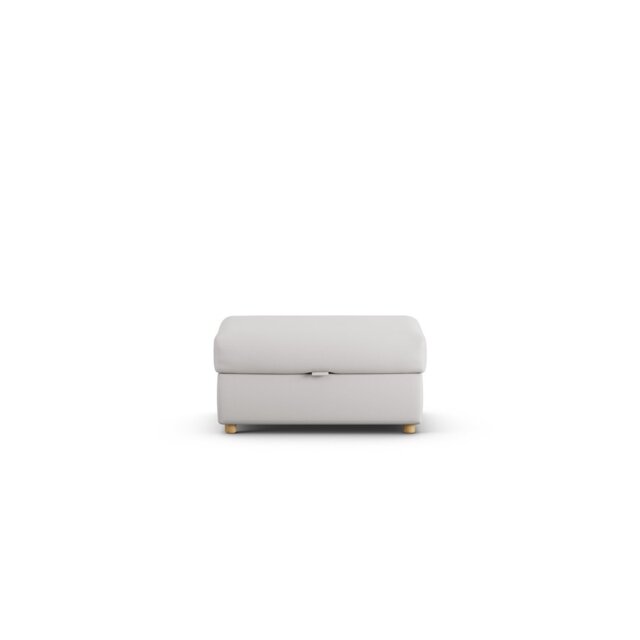 Habitat Holmfirth Fabric Footstool - Natural