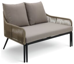 Habitat Malta Rattan Effect Garden Day Bed- Natural