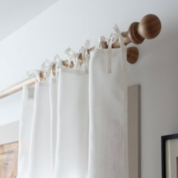 Habitat Plain Voile Curtains Panel - White