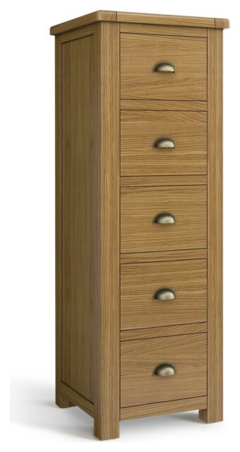 Argos Home Kent 5 Drawer Tallboy - Oak